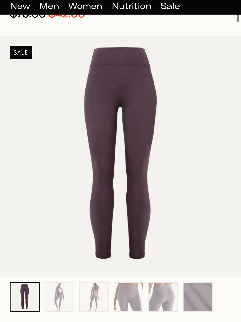 NOBULL High-Waist Leggings in Plum 28”